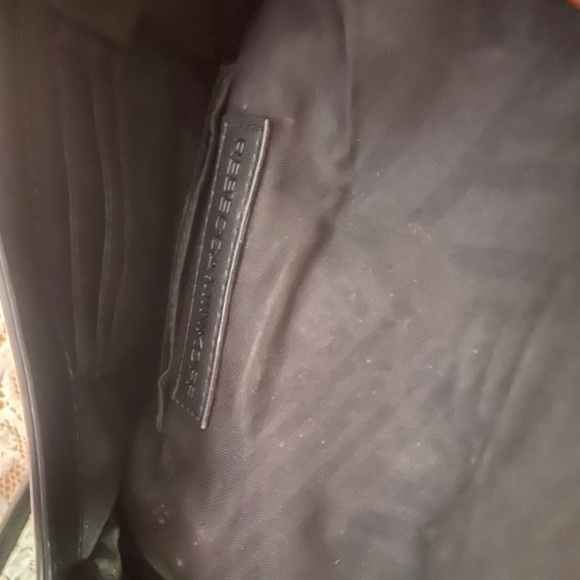 REBECCA MINKOFF  Black & Leopard Small Crossbody Gold Hardware $245 MSRP EUC - Picture 9 of 9